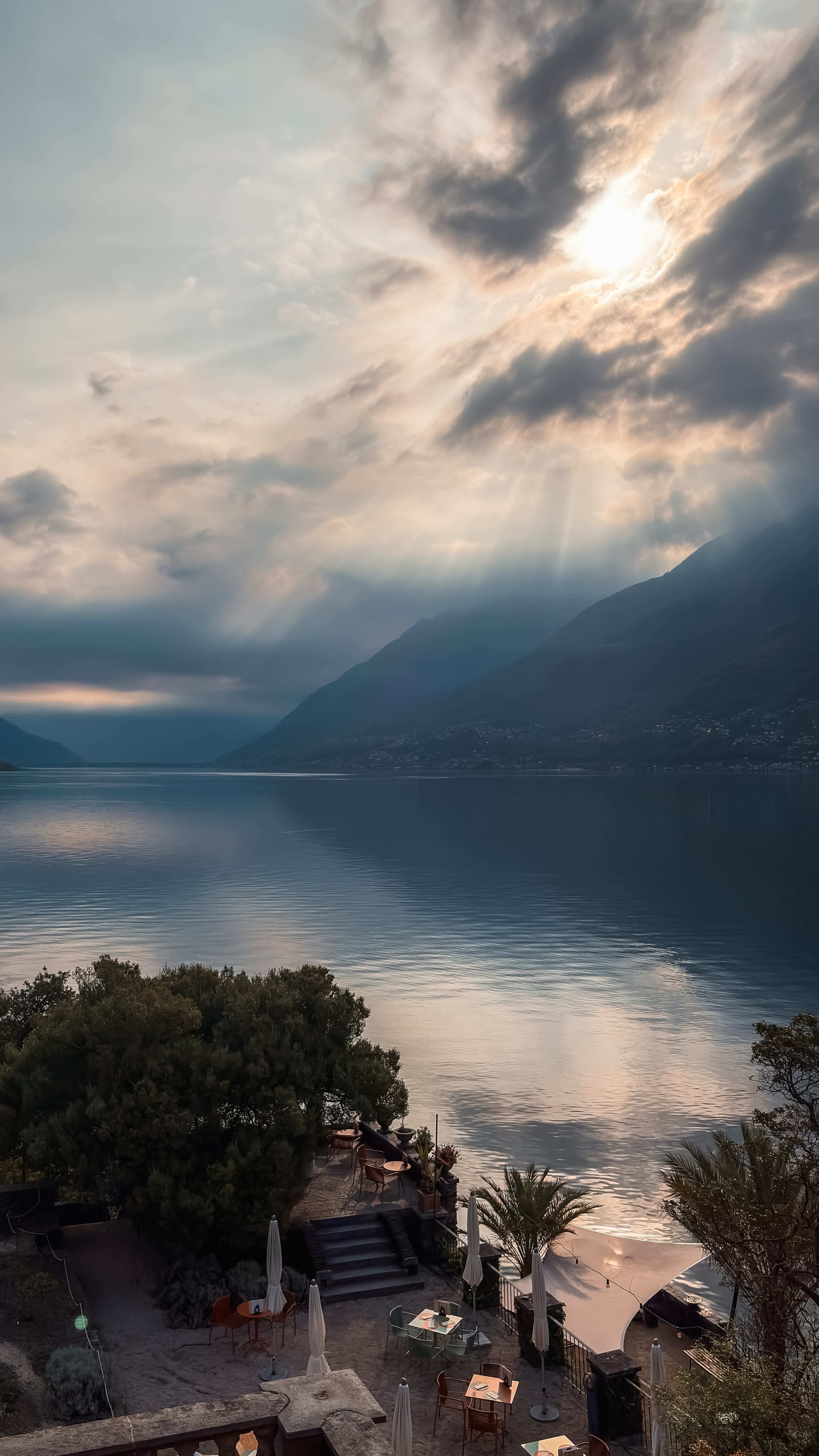 Light over Lake Maggiore